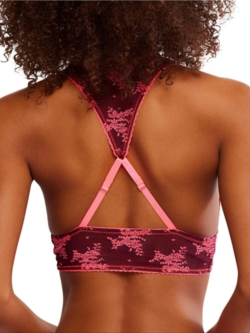 Free People Talk About It Bralette ~ Zinfadel Combo - Picture 2 of 6